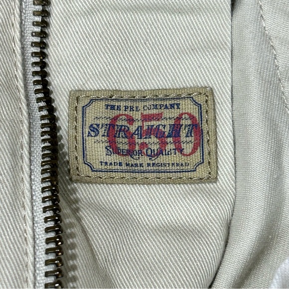 Vintage Polo Ralph Lauren Khaki 650 Straight Fit Cotton Chino Jeans Men’s 30x32 - Picture 5 of 12
